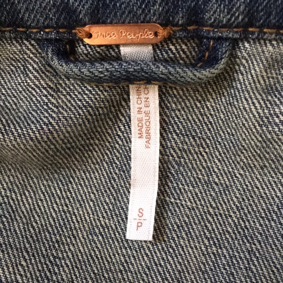 Free people Jean jacket Denim - Picture 4 of 6